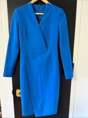 Jigott cobalt blue long sleeve dress.